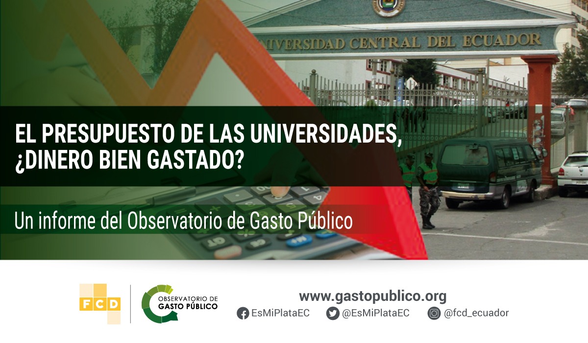 El presupuesto de las universidades, ¿dinero bien gastado?